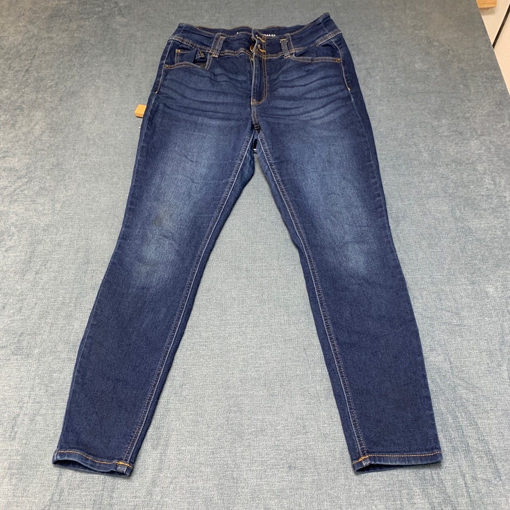 No Boundaries Jeans Womens 30x26.5 Blue Denim Regular Fit Streetwear Skinny Leg